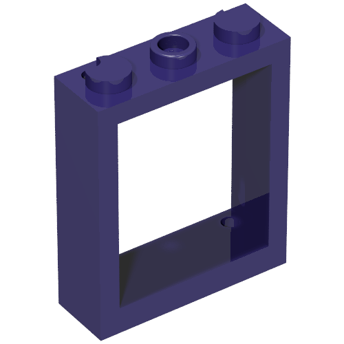 LEGO 51239 - Raam 1 x 3 x 3 platte voorkant