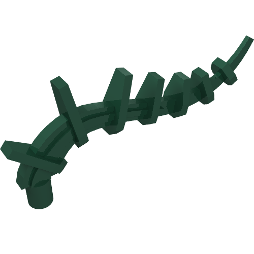 LEGO 55236 - Plant Vine Zeewier / Aanhangsel Gepunt / Bionicle Ruggengraat