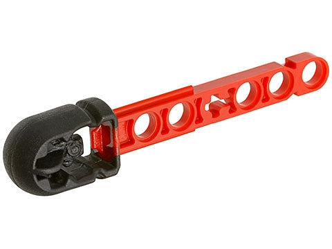 LEGO 57028pb01 - Projectielpijl, Liftarm Shaft met gegoten zwart flexibel rubber hol uiteinde patroon