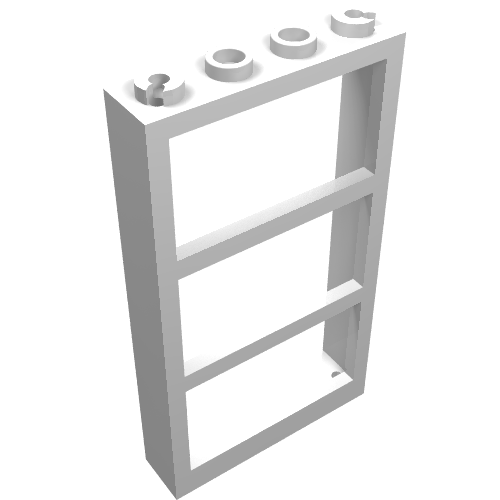 LEGO 57894 - Window 1 x 4 x 6 with 3 Panes