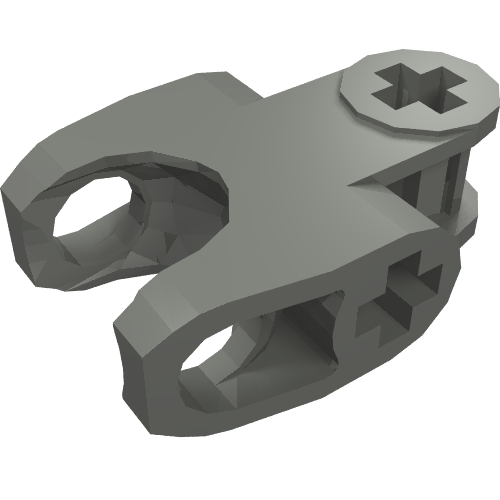 LEGO 60176 - Technic, Axle Connector 2 x 3 with Ball Joint Socket - Closed Sides, Angled Forks with Closed Axle Holes