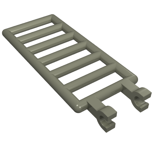 LEGO 6020 - Staaf 7 x 3 met 2 U Clips (Ladder)