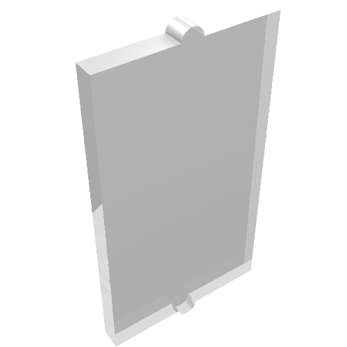 LEGO 60602 - Glas voor Raam 1 x 2 x 3 Plat Front