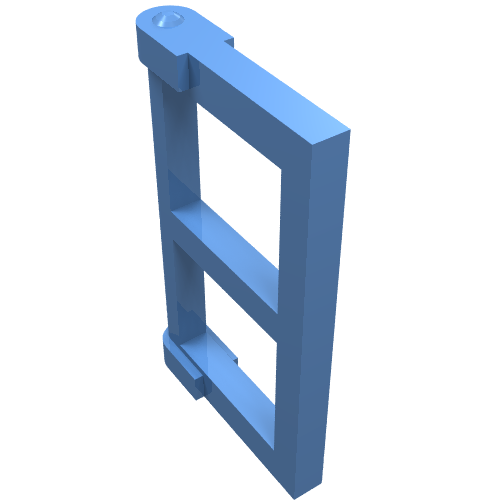 LEGO 60608 - Pane for Window 1 x 2 x 3 with Thick Corner Tabs