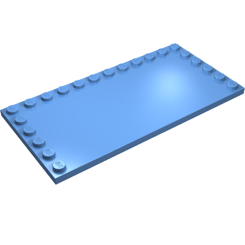 LEGO 6178 - Tile, Modified 6 x 12 with Studs on Edges