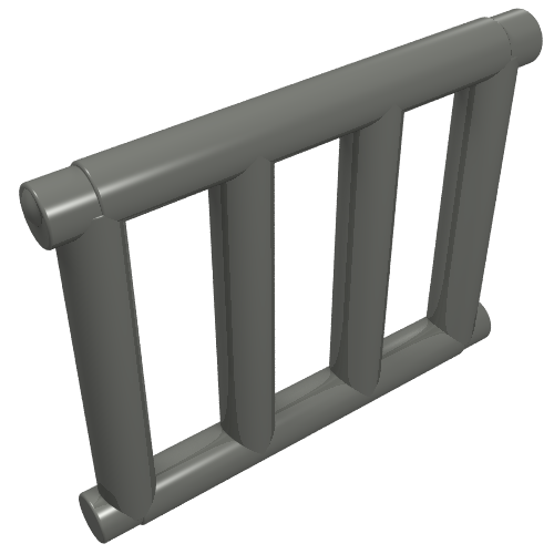LEGO 62113 - Bar 1 x 4 x 3 Grille met Einduitsteeksels
