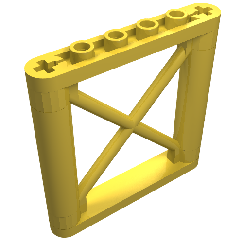 LEGO 64448 - Ondersteuning 1 x 6 x 5 Rechthoekige ligger
