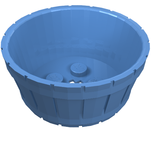 LEGO 64951 - Container, Barrel Half Large with Axle Hole