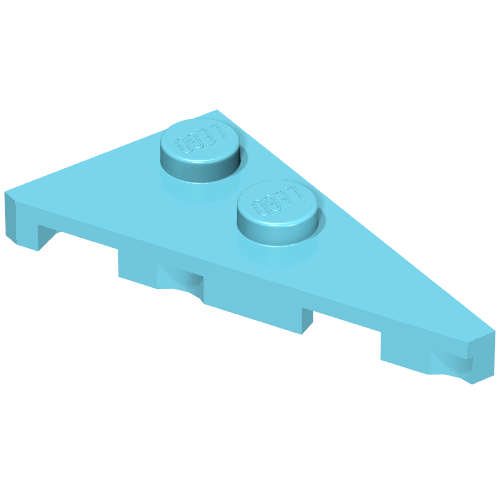 LEGO 65426 - Wig, plaat 4 x 2 rechts, puntig