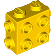 LEGO 67329 - Aangepaste steen 1 x 2 x 1 2/3 met studs aan zijkant en uiteinden