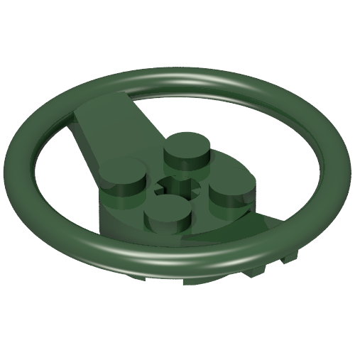 LEGO 67811 - Voertuig, Stuurwiel met 2 x 2 midden en axle hole