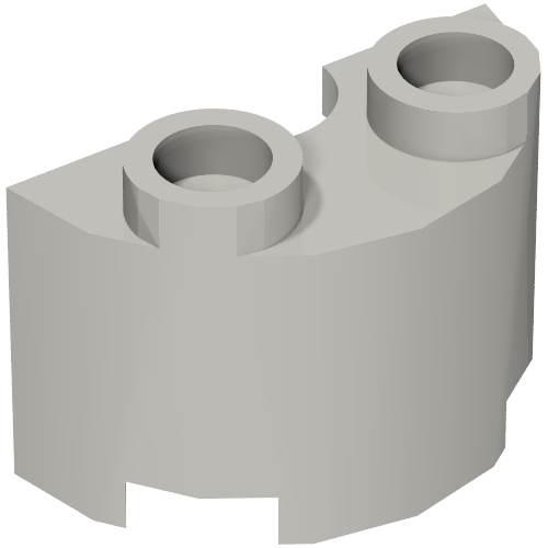 LEGO 68013 - Cylinder Half 1 x 2 x 1