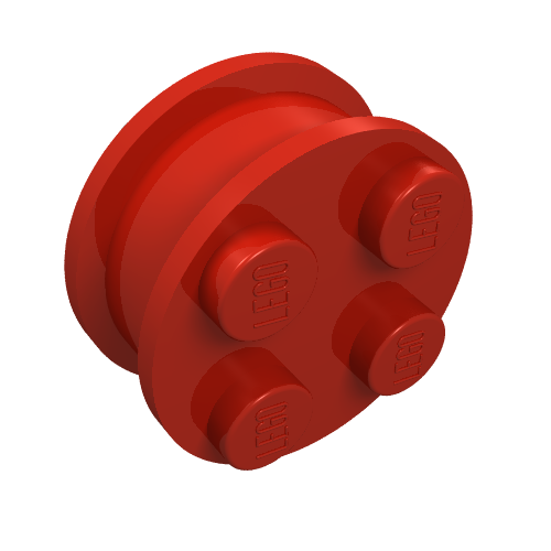 LEGO 7039 - Wheel with 4 Studs and Metal Axle