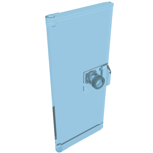 LEGO 80683 - Deur 1 x 3 x 6 met Stud Handle
