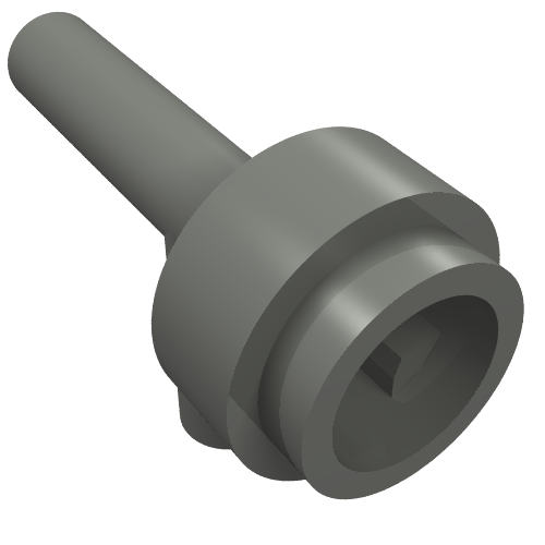 LEGO 86208 - Minifigure, Utensil Space Gun / Torch without Grooves