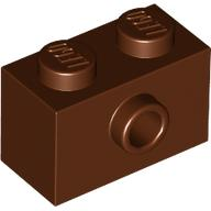 LEGO 86876 - Aangepaste steen 1 x 2 met stud aan zijkant en onderste studhouder