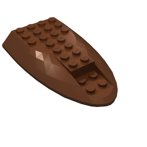 LEGO 87615 - Aircraft Fuselage Aft Section Curved Top 6 x 10