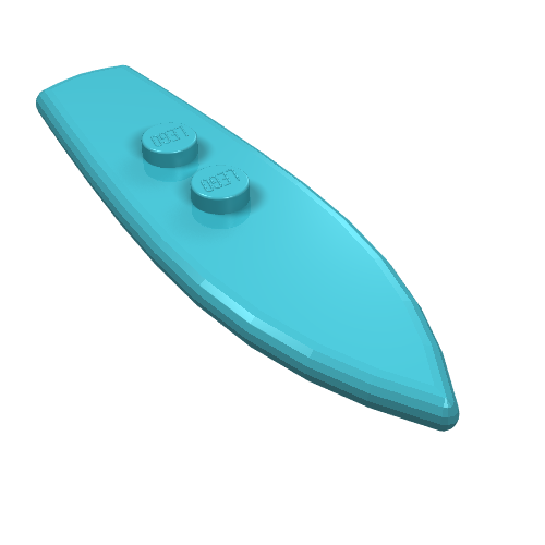 LEGO 90397 - Minifiguur Accessoire Standaard Surfplank