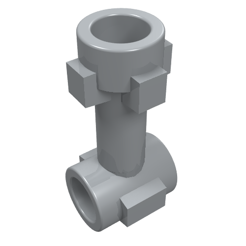 LEGO 92690 - Staaf 1L met Top Stud en 2 Zijstuds (Loodrechte Connector)