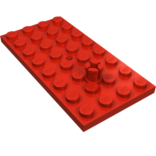LEGO 967 - Aangepaste plaat 4 x 8 met Trailer Hitch Pin