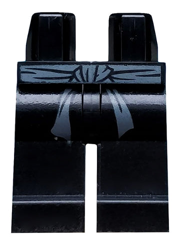 LEGO 970c00pb0095 - Hips and Legs with Dark Bluish Gray Sash Pattern