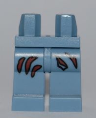 LEGO 970c00pb0101 - Heupen en benen met gescheurd patroon