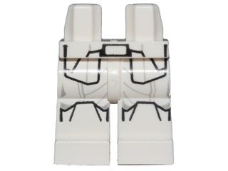 LEGO 970c00pb0463 - Heupen en benen met SW First Order Snowtrooper pantserpatroon