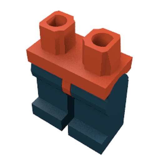 LEGO 970c11 - Hips and Black Legs