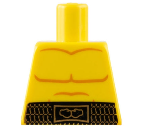 LEGO 973pb0929 - Torso Bare Chest with Body Lines and Black Boxing Belt Pattern