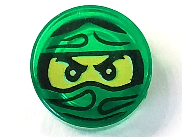 LEGO 98138pb047 - Ronde tegel 1 x 1 met Ninjago Trapped Lloyd patroon