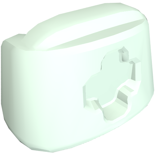 LEGO 98393h - Friends Accessories Medical Nurse Hat with Small Pin