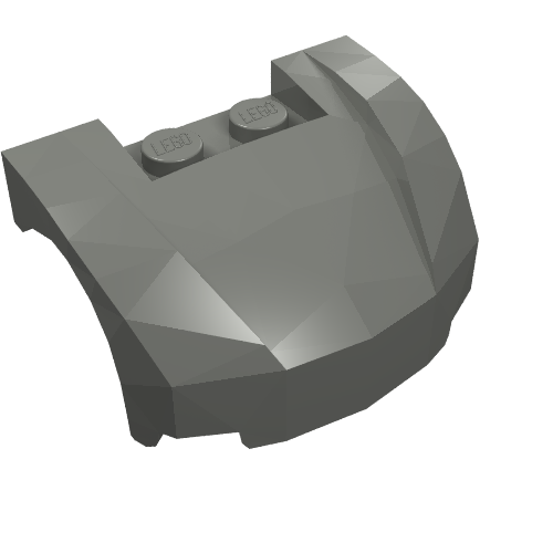 LEGO 98835 - Voertuig spatbord 3 x 4 x 1 2/3 gebogen voorkant