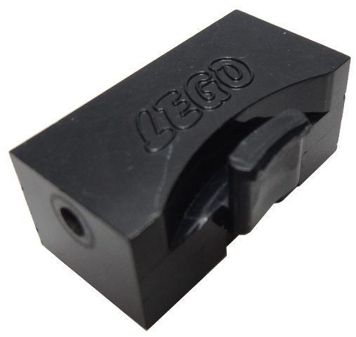 LEGO bb0037b - Treinsteen 2 x 4 x 1 1/3 Schuifblok met wielhouder, Type b met richel