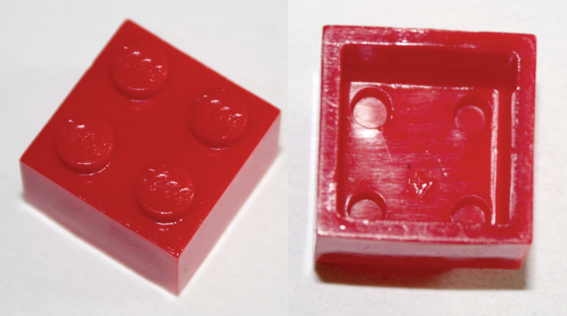 LEGO bhol02 - Brick 2 x 2 without Bottom Tubes