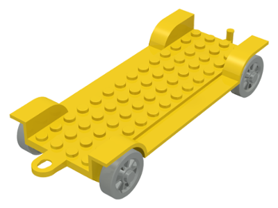 LEGO fabaa1 - Fabuland Auto Chassis 6 x 14 met Hitch