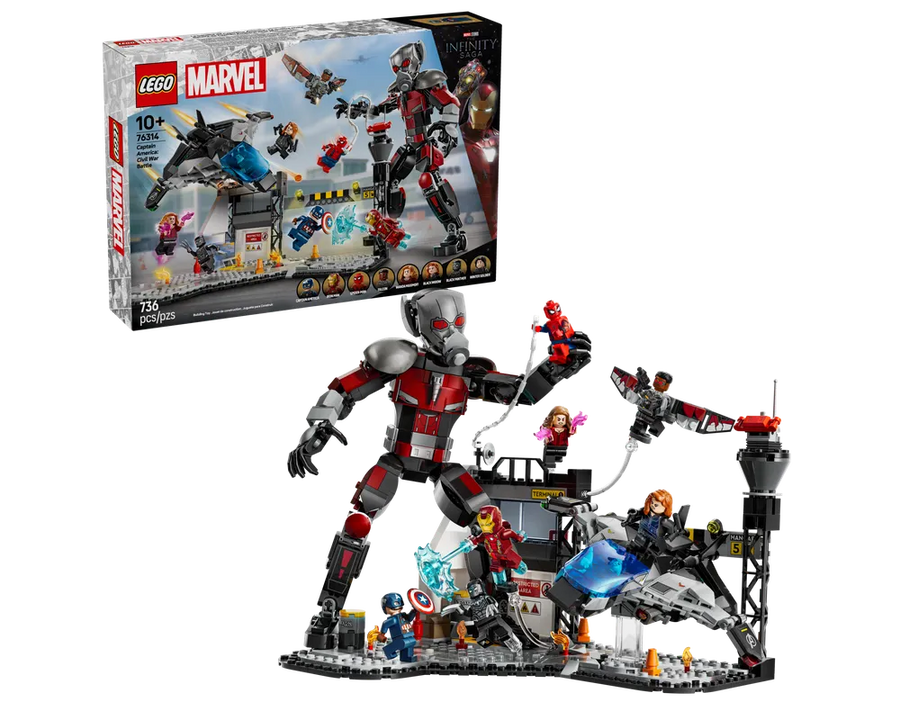 LEGO Super Heroes 76314 - Captain America: Civil War Battle