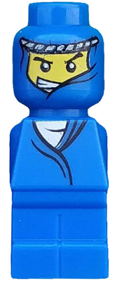 LEGO Minifigure 85863pb009 - Microfiguur Ramses Pyramid Adventurer Blauw