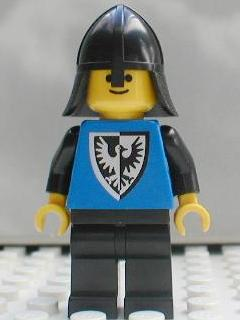 LEGO Minifigure cas253 - Black Falcon - Black Legs, Black Neck-Protector, Shield Bottom Pointed