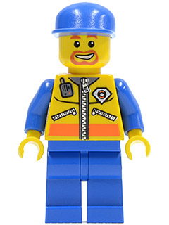 LEGO Minifigure cty0070 - Coast Guard City - Patrouilleur 1