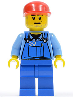 LEGO Minifigure cty0134 - Boerenknecht, Lange Pet