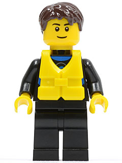 LEGO Minifigure cty0413 - Coast Guard City - Sailor in Wetsuit