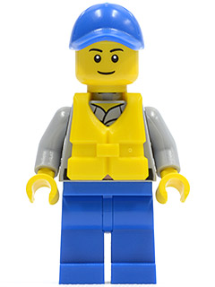 LEGO Minifiguur cty0424 - Kustwacht City - Bemanningslid