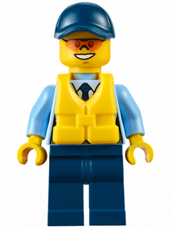 LEGO Minifigure cty0615 - Politie - City Officer, Reddingsvest