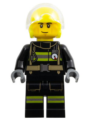 LEGO Minifigure cty1739 - Brandweer - Man, Helikopterpiloot