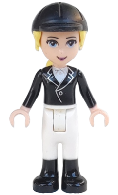 LEGO Minifigure frnd020 - Friends Katharina - Black Riding Jacket, Black Riding Helmet