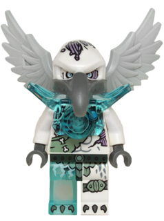 LEGO Minifigure loc107 - Voom Voom - Trans-Light Blue Armor