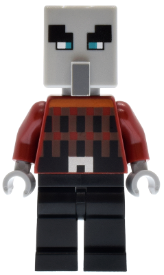 LEGO Minifigure min195 - Illager (Pillager) - Smalle Ogen