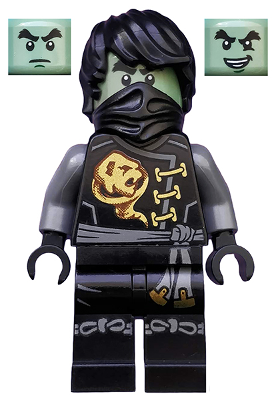 LEGO Minifigure njo0242 - Cole - Skybound, Ghost, Hair