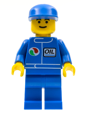 LEGO Minifigure oct016 - Octan - Blue Oil, Blue Legs, Blue Cap