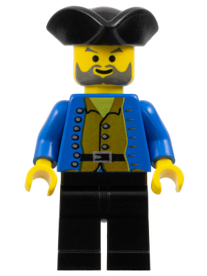 LEGO Minifigure pi033 - Piratenbruin Shirt